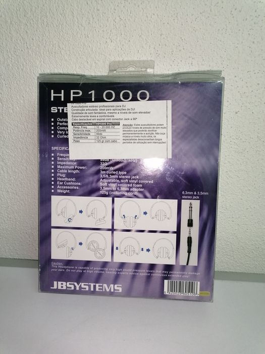 Headphones JB Systems HP 1000