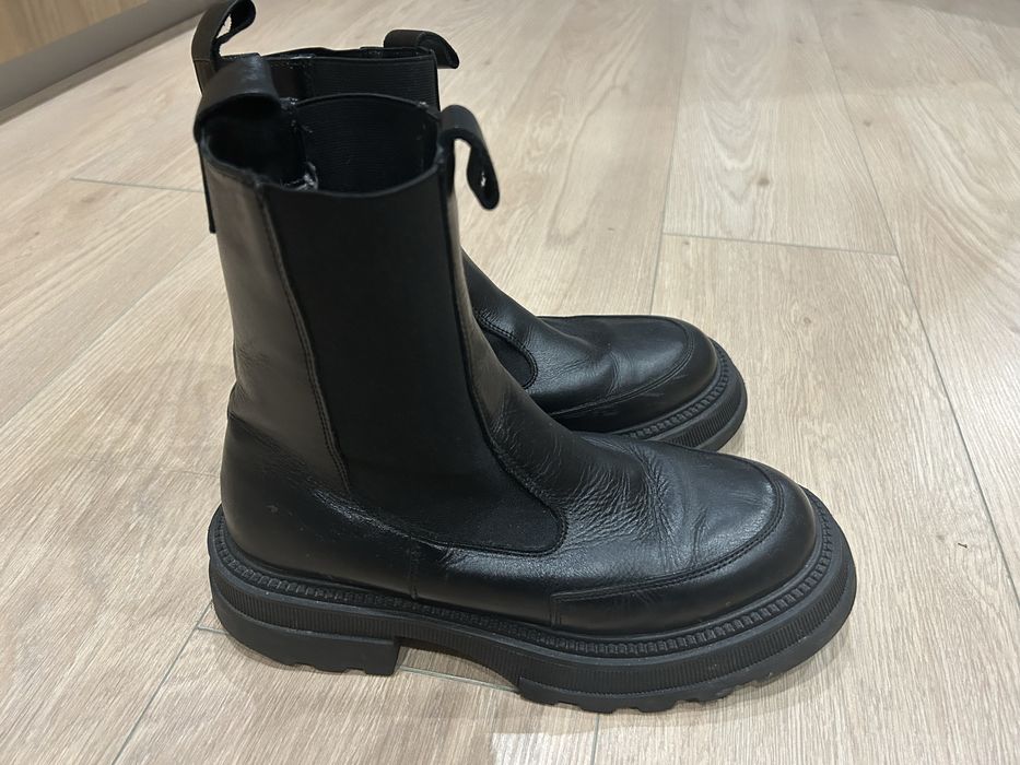 Ботинки ,сапоги мужские.Кожа.утепленные.41 размер.25,5 см стелька.