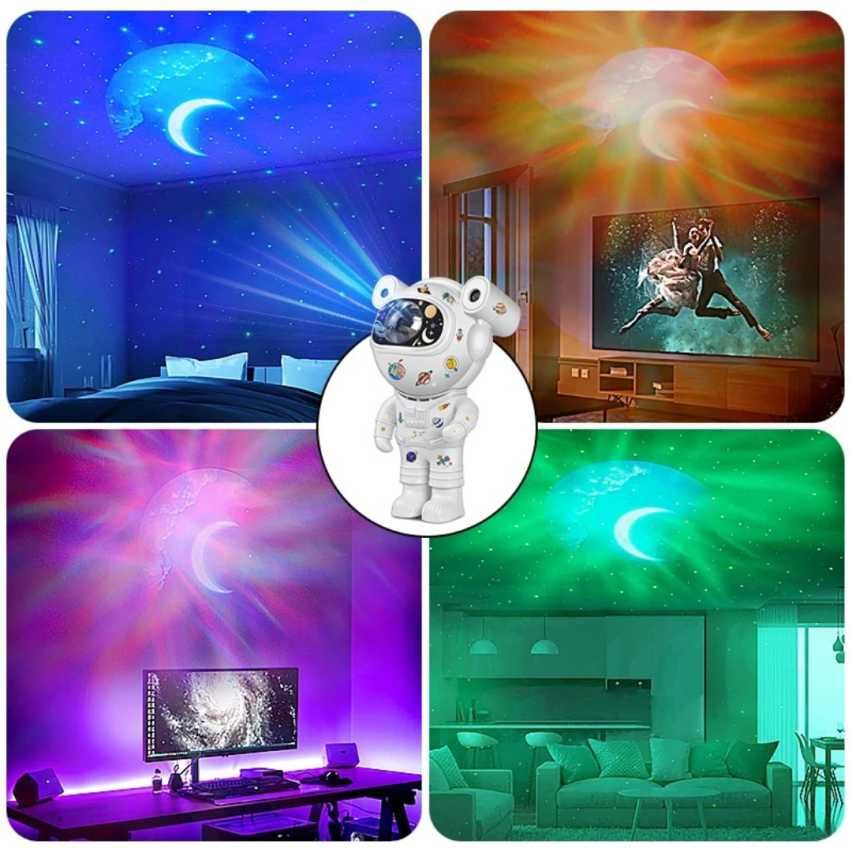 Projetor de Luz Astronauta com Coluna de Som (NOVOS)