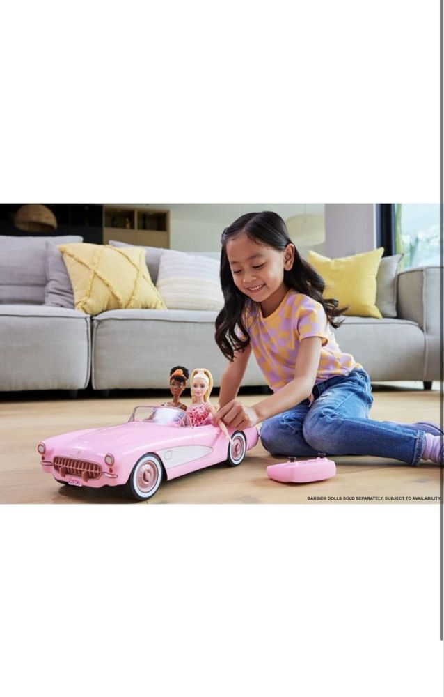 Hot Wheels Barbie RC Corvette машинка барбі на дистанційному керуванні