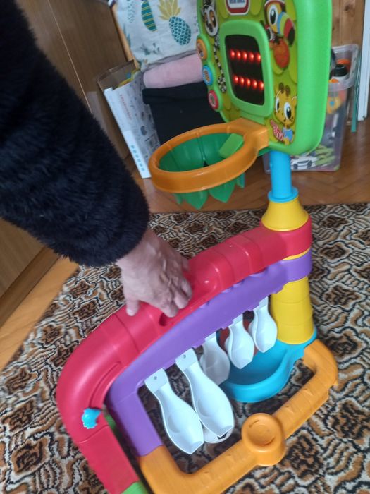 Centrum Sportowe Little Tikes bramka koszykówka kręgle