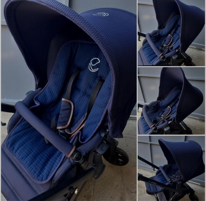 Carrinho trio Jané muum e matrix + mala maternidade e acessórios