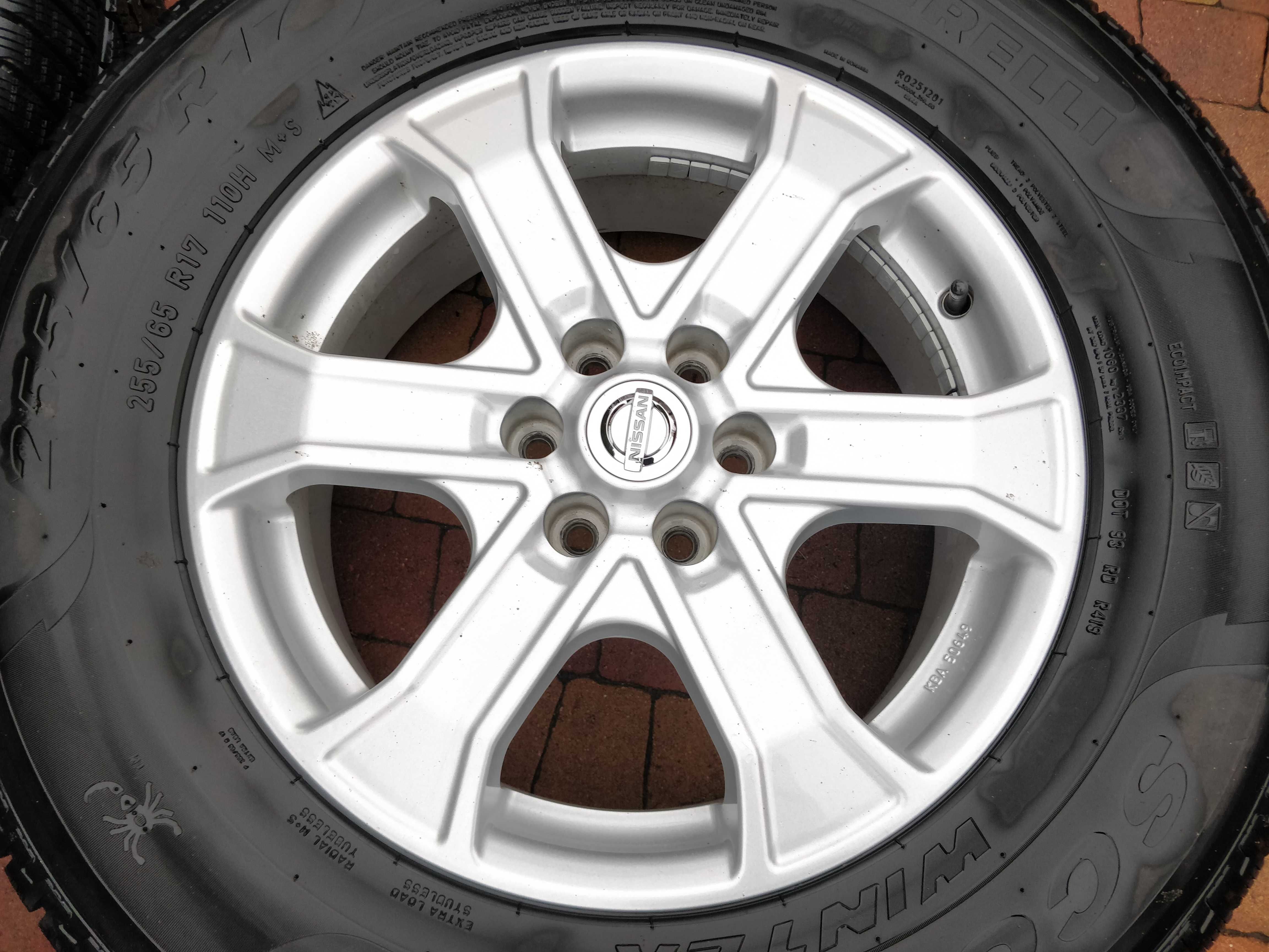 2494. Alufelgi 17" Nissan Navara D23 6x114.3 7J ET45 oryginalne