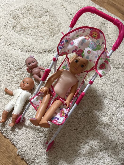 Коляска для ляльки, Велика лялька, пупсики-ляльки