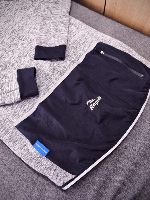 Bluza rowerowa kolarska rogelli roz S szara ocieplana