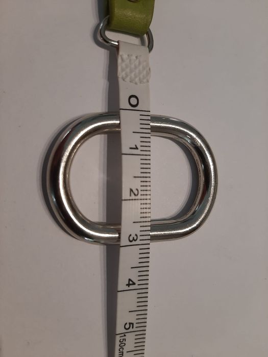 Kółko owal 30mm srebrny