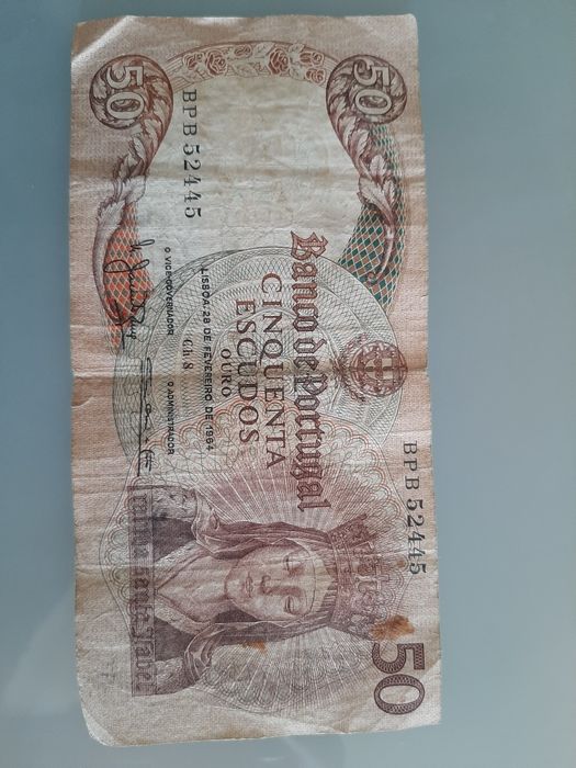 nota 50 escudos 1964