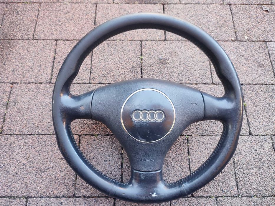 Kierownica Trójramienna Skóra Audi A3 A4 A6