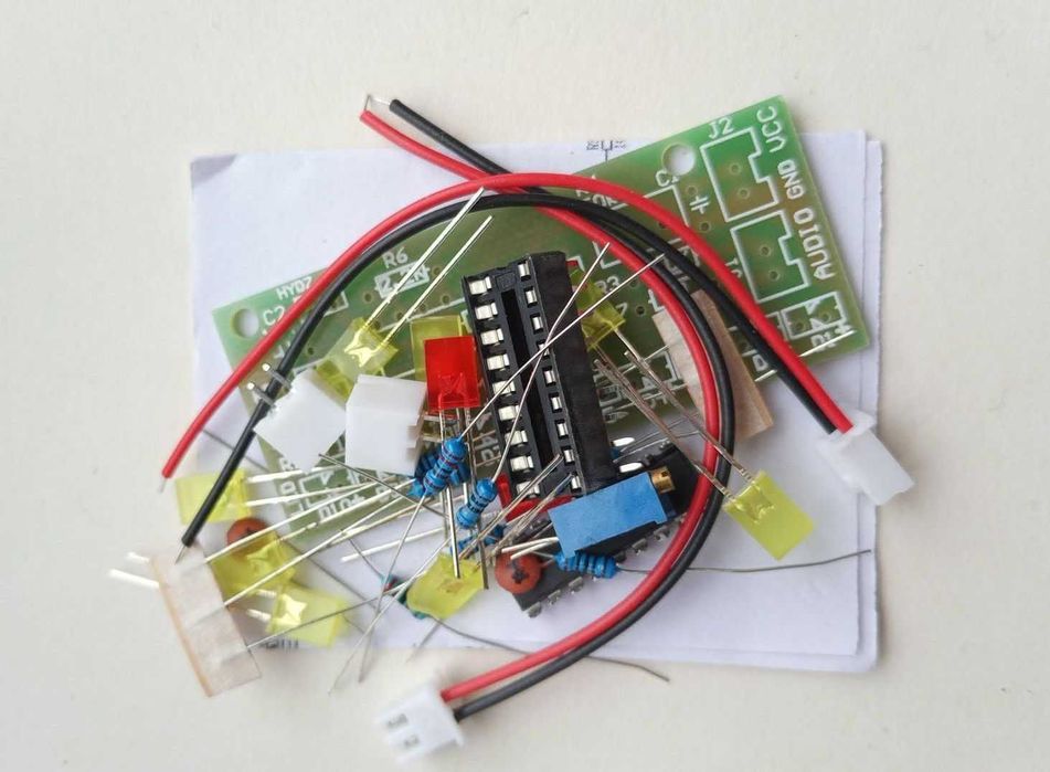 Diy Kit набор для сборки LM3915 светодиодный индикатор уровня сигнала