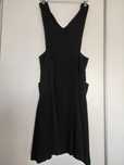 Solar sukienka spódnica pinafore 38/M czarna elegancka kieszenie