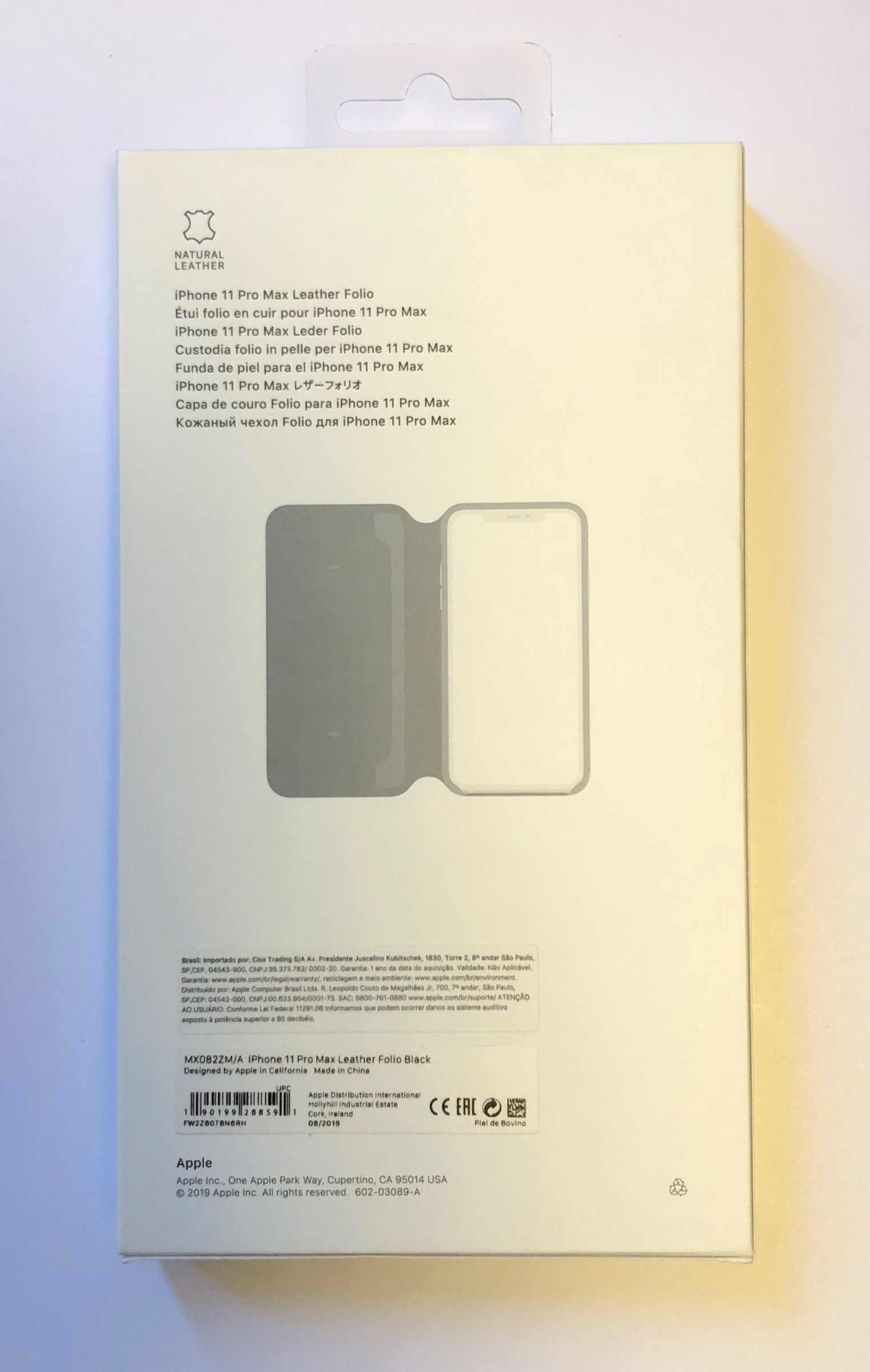 Etui Apple Leather folio do iPhone 11 Pro Max oryginalne
