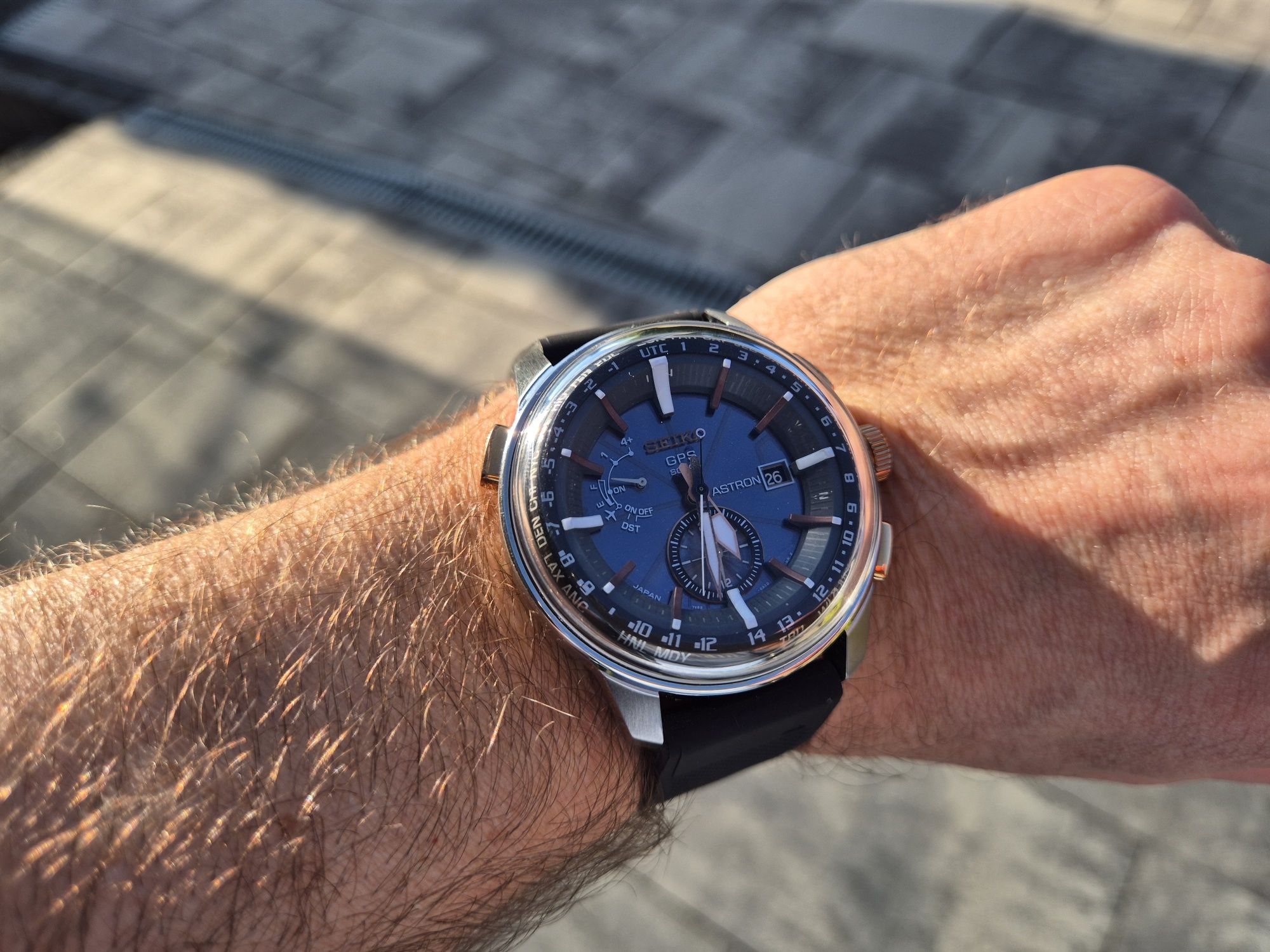 Seiko Astron Sbxa038 Solar Szafir GPS idealny