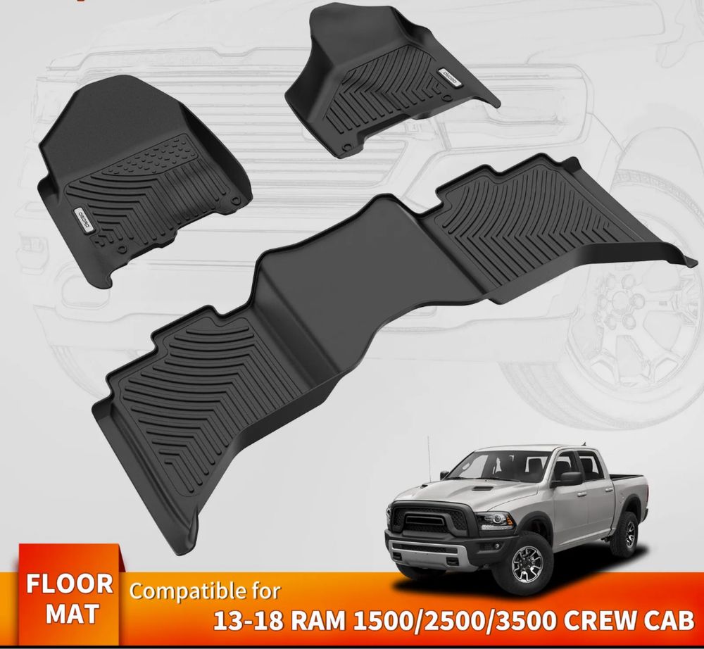 Dodge Ram Dywaniki gumowe USA