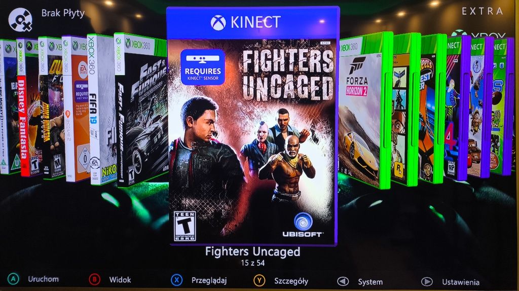 Xbox 360 RGH +Kinect+Pad+Dysk250GB- Przerobiona