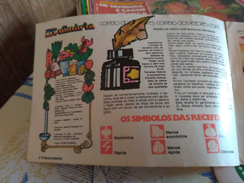 Culinária de 1981 !!