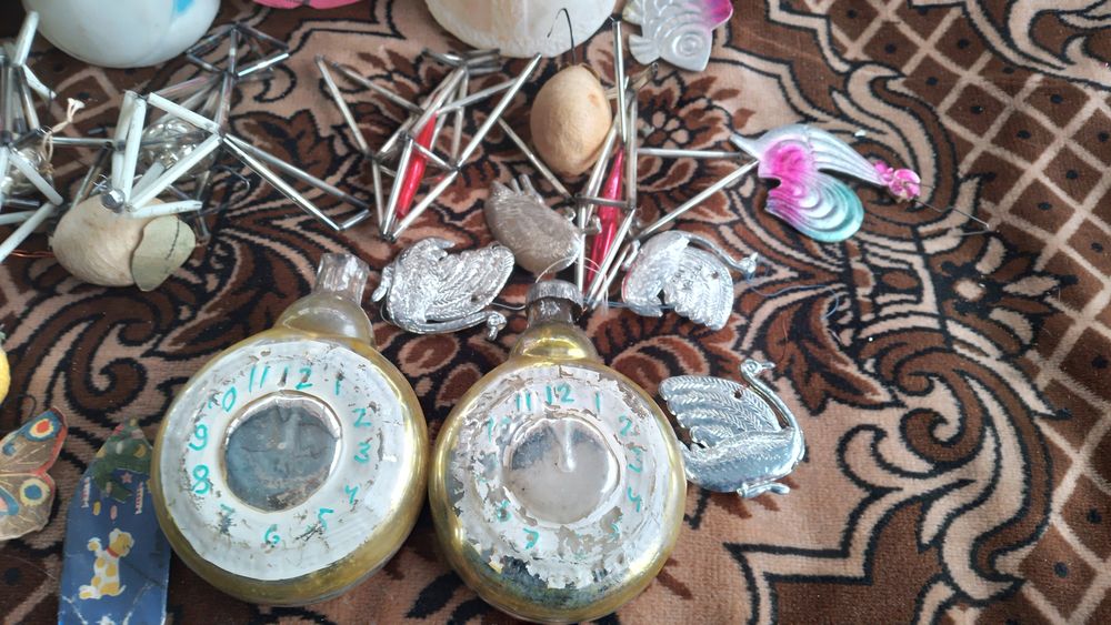 Стариные новогодние игрушки ссср деды морозы