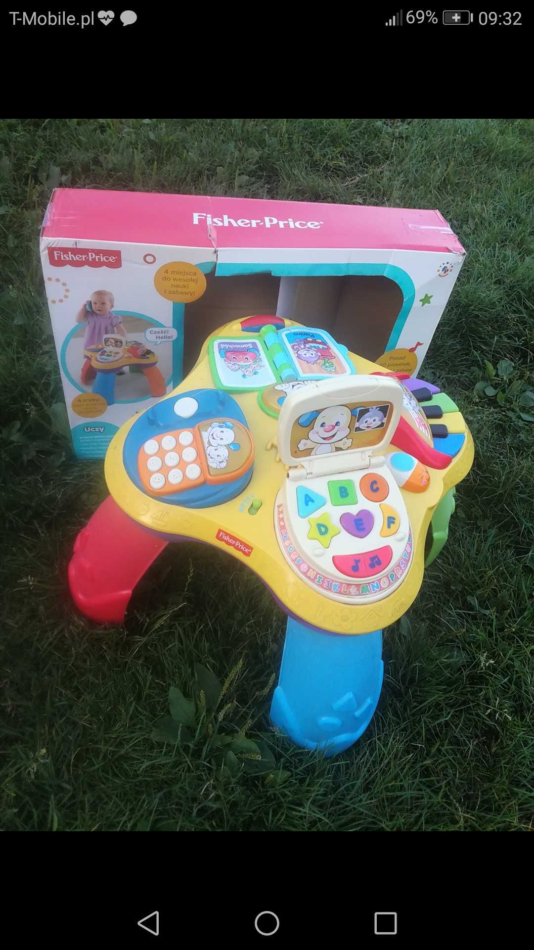 Stolik Fisher Price interaktywny edukacyjny