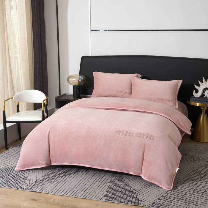 Постільна білизна Велюрова Min-min ЄВРО