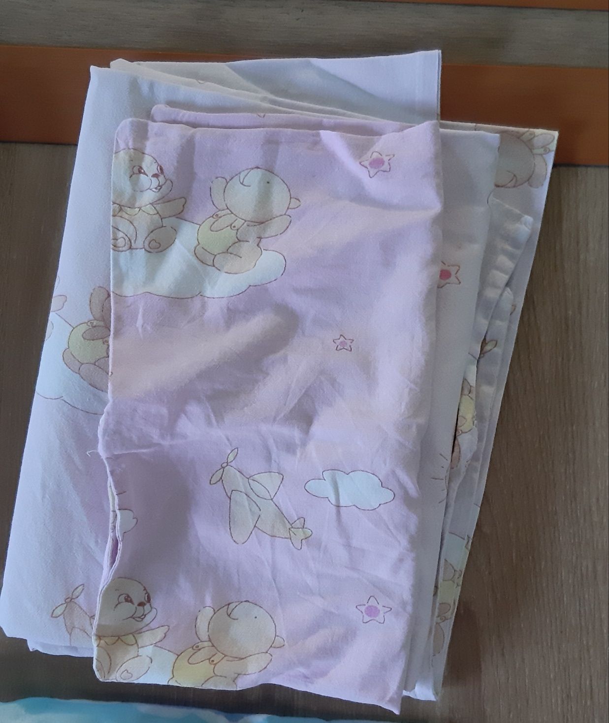 Kołderka z poduszką do łóżeczka plus pościel