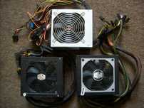 7 zasilaczy komputerowych Cooler Master 550W, 750W