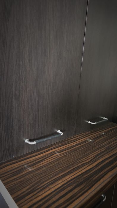 Meble kuchenne zestaw brąz wenge