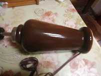 Stara lampa porcelanowa z PRL-u