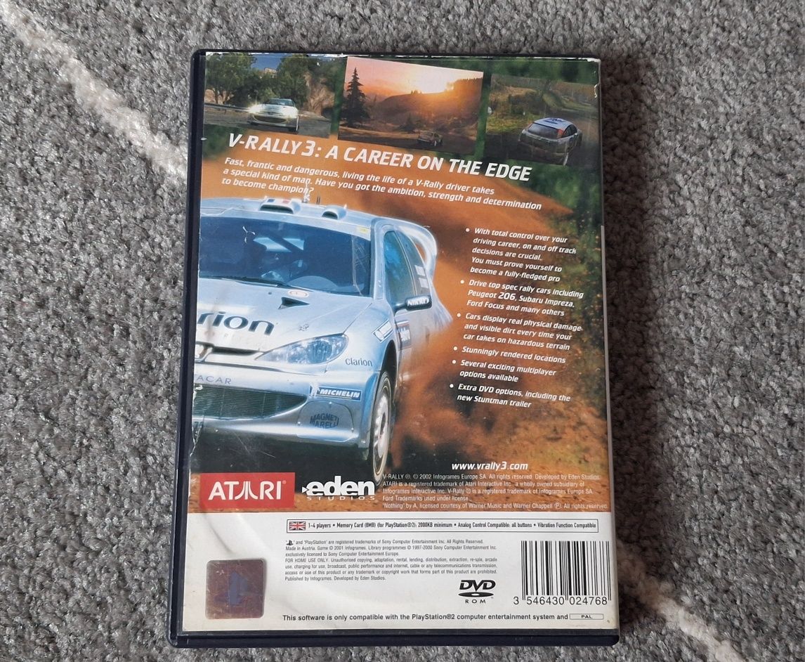 V-RALLY PS2 PlayStation 2