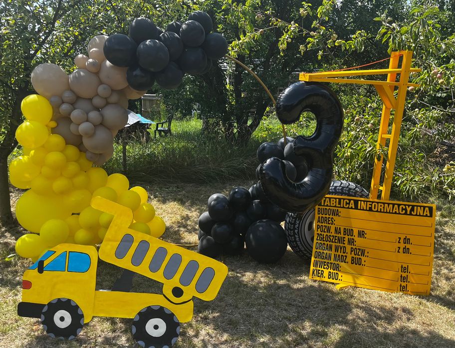 Ścianki i dekoracje balonowe | urodziny, chrzest, wesele | Śląsk