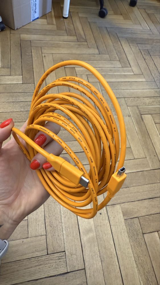 Tethertools KABEL USB-C to 2.0 Mini B 5-Pin 4,60m