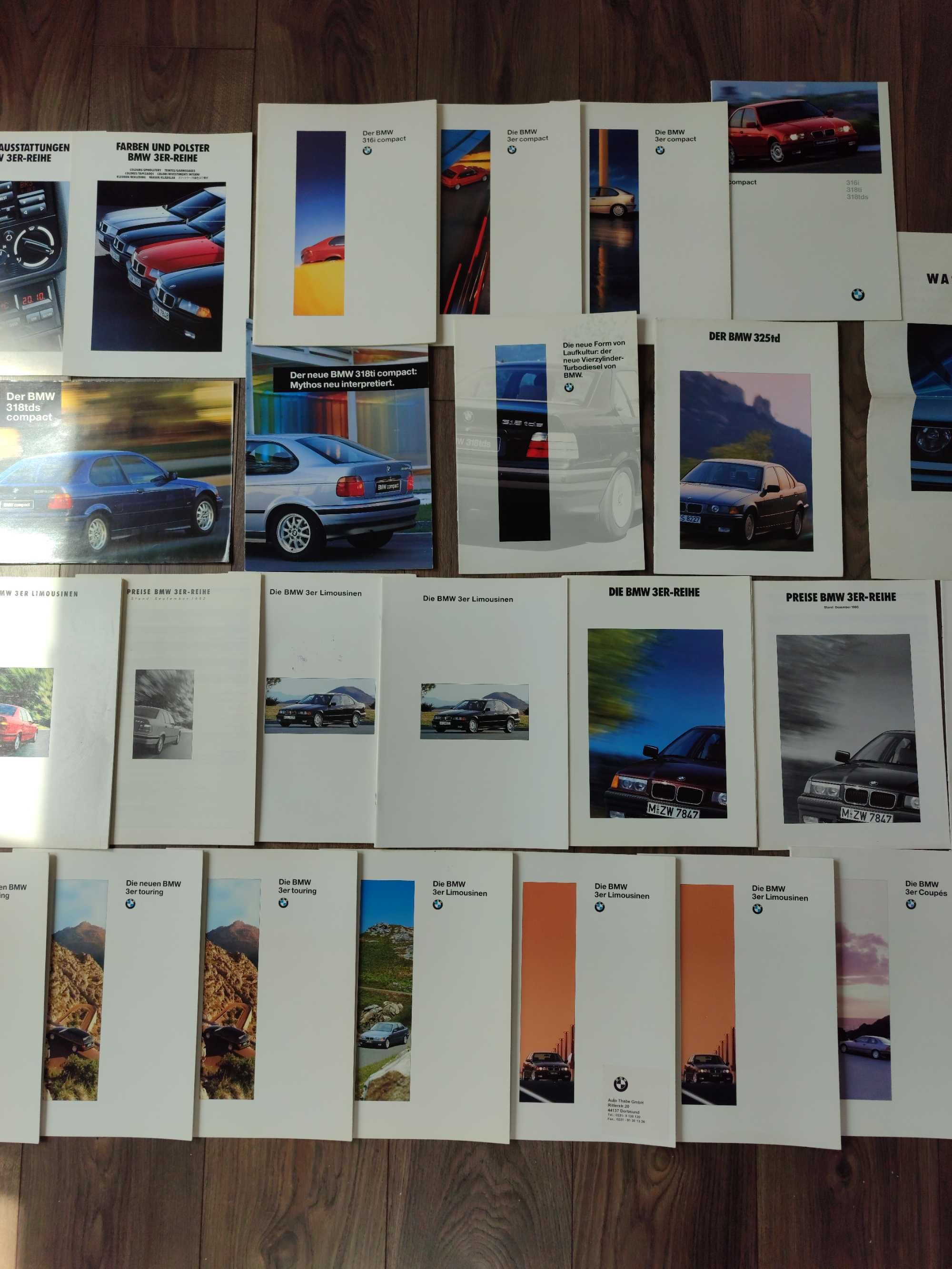 BMW 3 E36 Prospekty