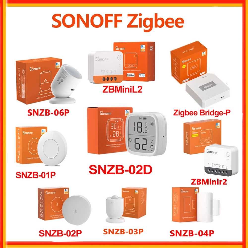 Пристрої SONOFF з гарантією за вигідною ціною. Zigbee датчики та інше