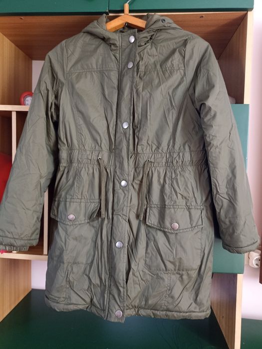 Дитяча демісезонна куртка подовжена на зріст 152 см