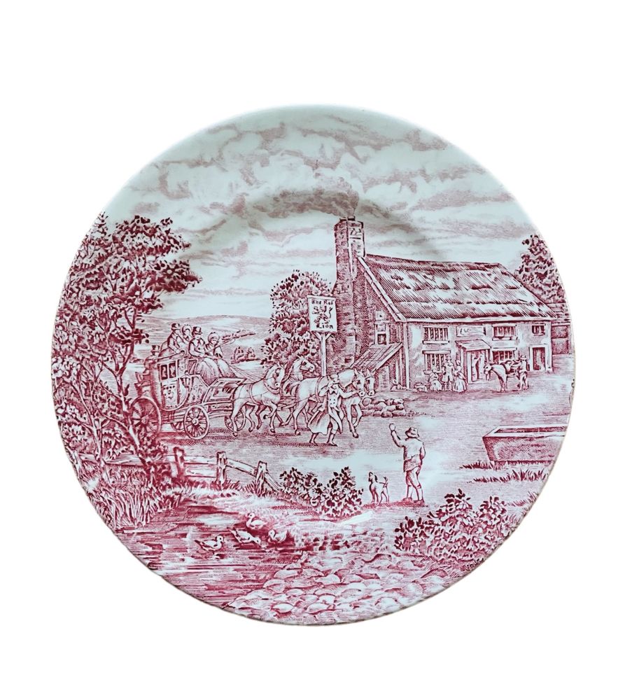 Talerze deserowe ~20 cm porcelana angielska cena za 1 szt