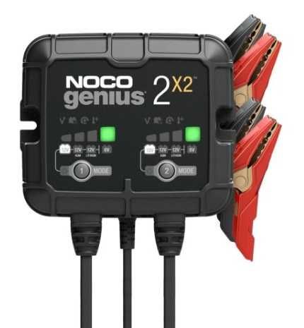 Automatyczna podwójna ładowarka 6V/12V 2A NOCO GENIUS 2X2