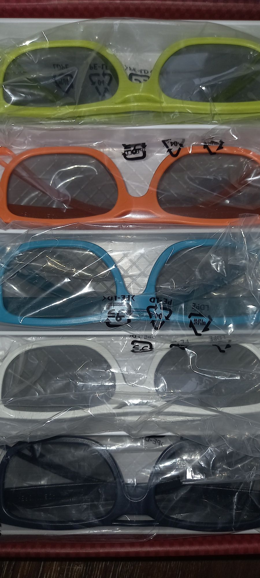 5x Okulary 3D LG 5 szt nowe