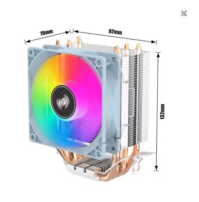 RGB кулер для процесора, нові - різні моделі (Intel, AMD, Xeon 2011-3)