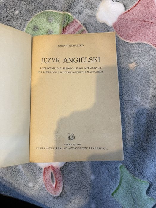 Język Angielski – Podręcznik dla średnich szkół medycznych (1960 r.)