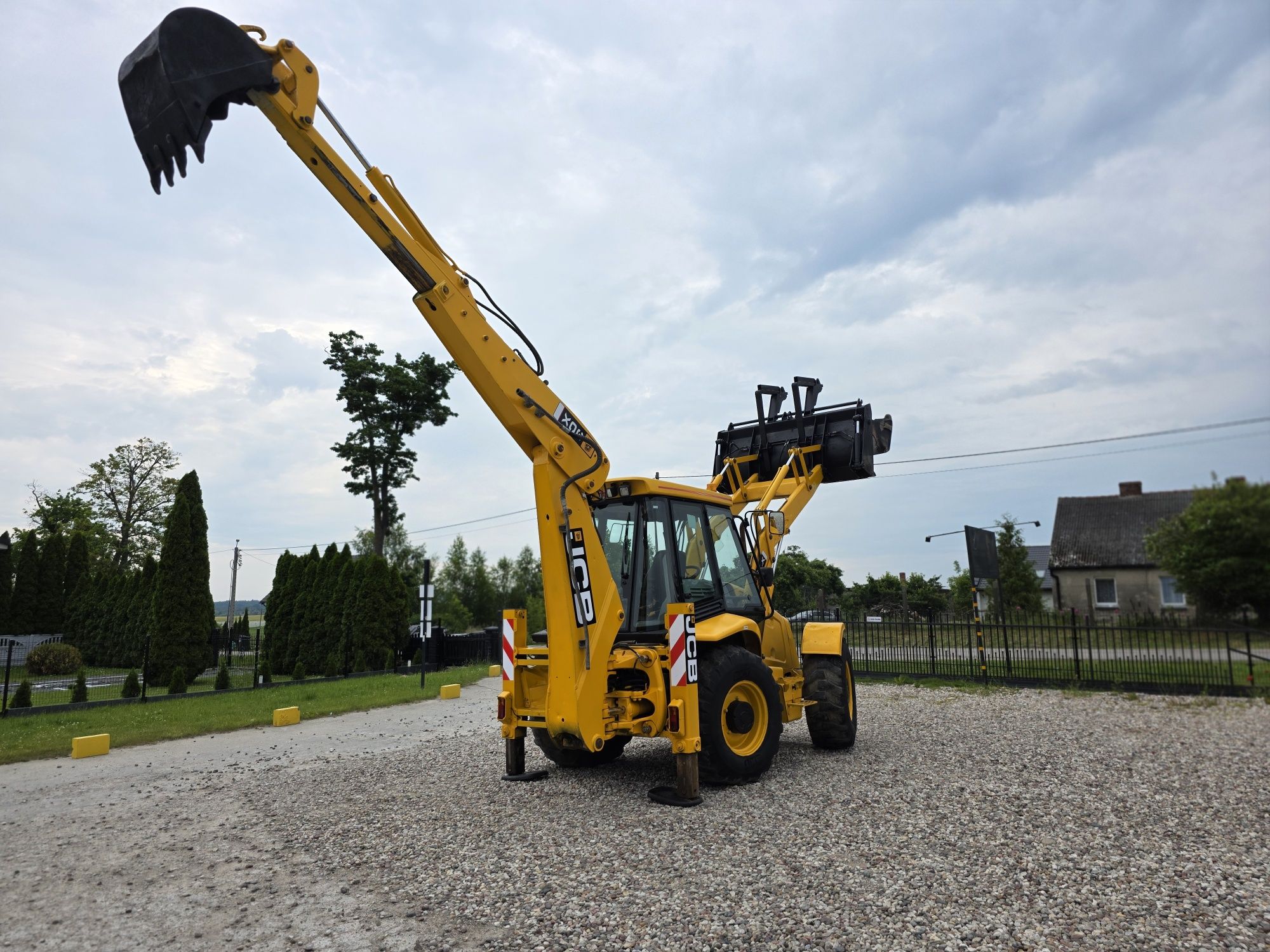 JCB 3CX SUPER Turbo 4x4 2xOś skrętna Widły Teleskop Szczęka Powershift