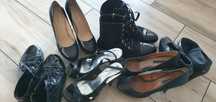 Zestaw 6 par butów 39 Tommy Hilfiger, Kazar, Guess, Zara, Wojas