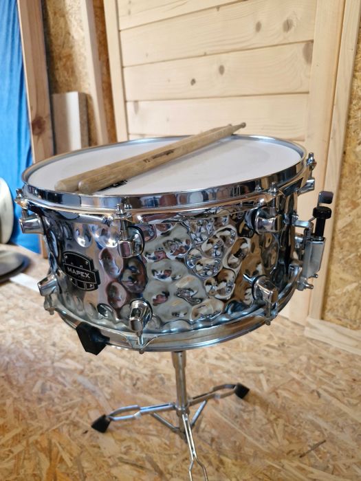 Mapex MPX Steel -nowy!  14x6,5 + statyw do nauki lub wesele