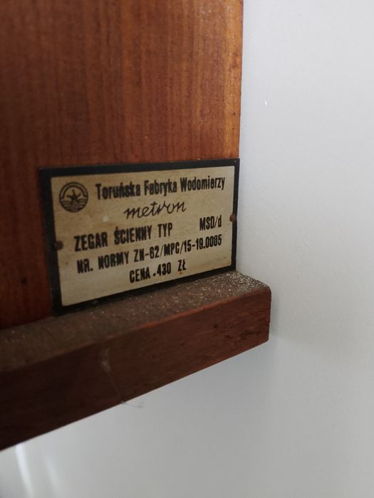 Zegar ścienny Metro