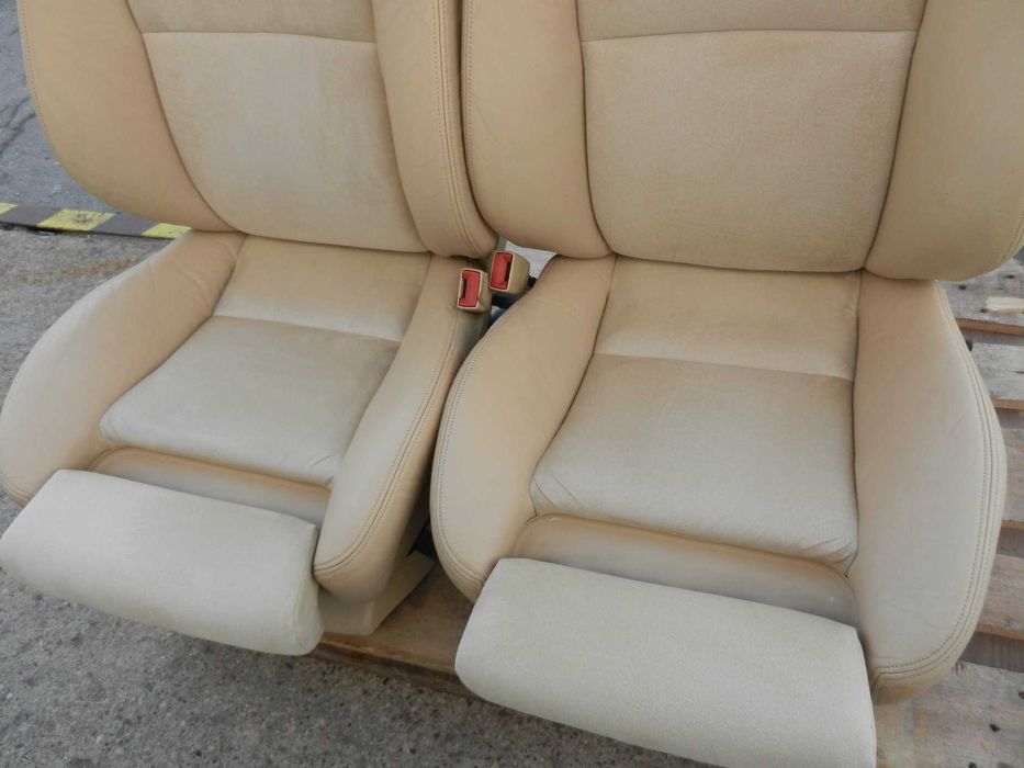 Fotele Recaro Passat B5 FL 2003 skóra alcantara Podgrzewana Kanapa