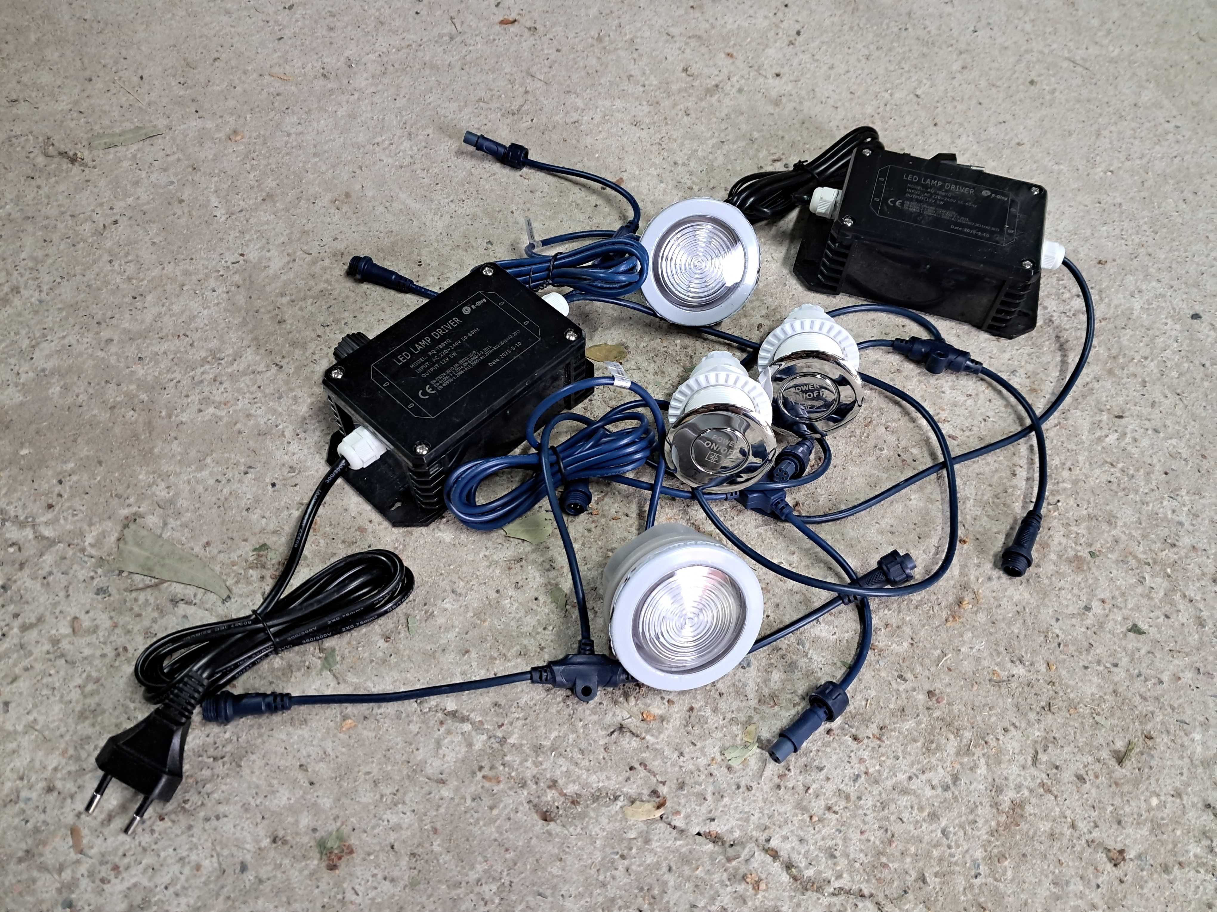 Zestaw do oświetlenia balii ogrodowych, jacuzzi lampka 65mm LED LEDY
