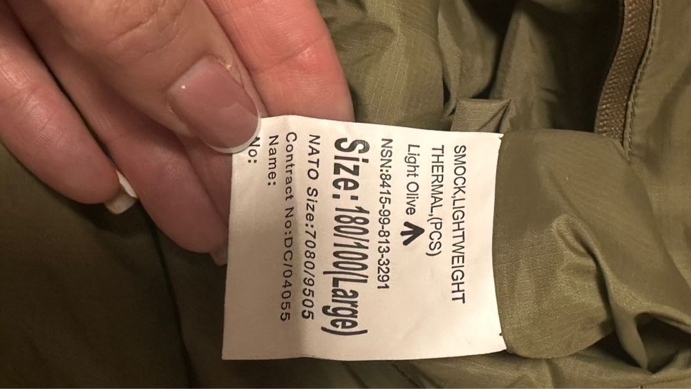 Анорак PCS Lightweight Termal Smock/термокуртка Англія, оригінал.