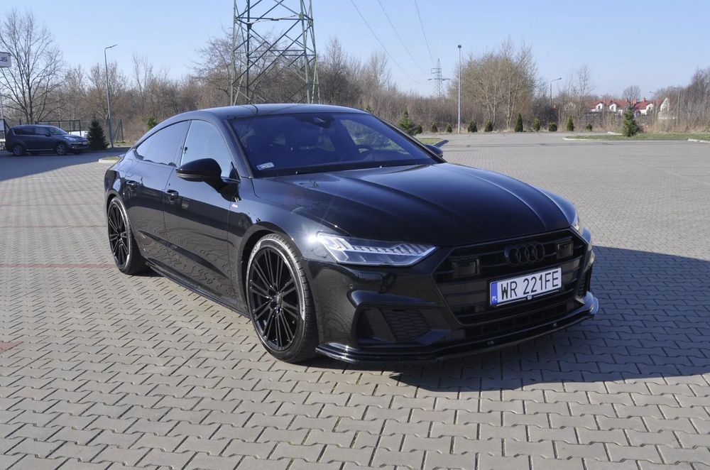 Audi A7 Sportback A7 S- Line , doinwestowany, Salon PL, felgi 20", aktywny wydech
