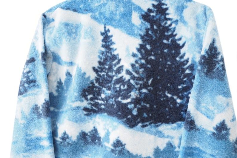 Флисовая толстовка с принтом белого тигра