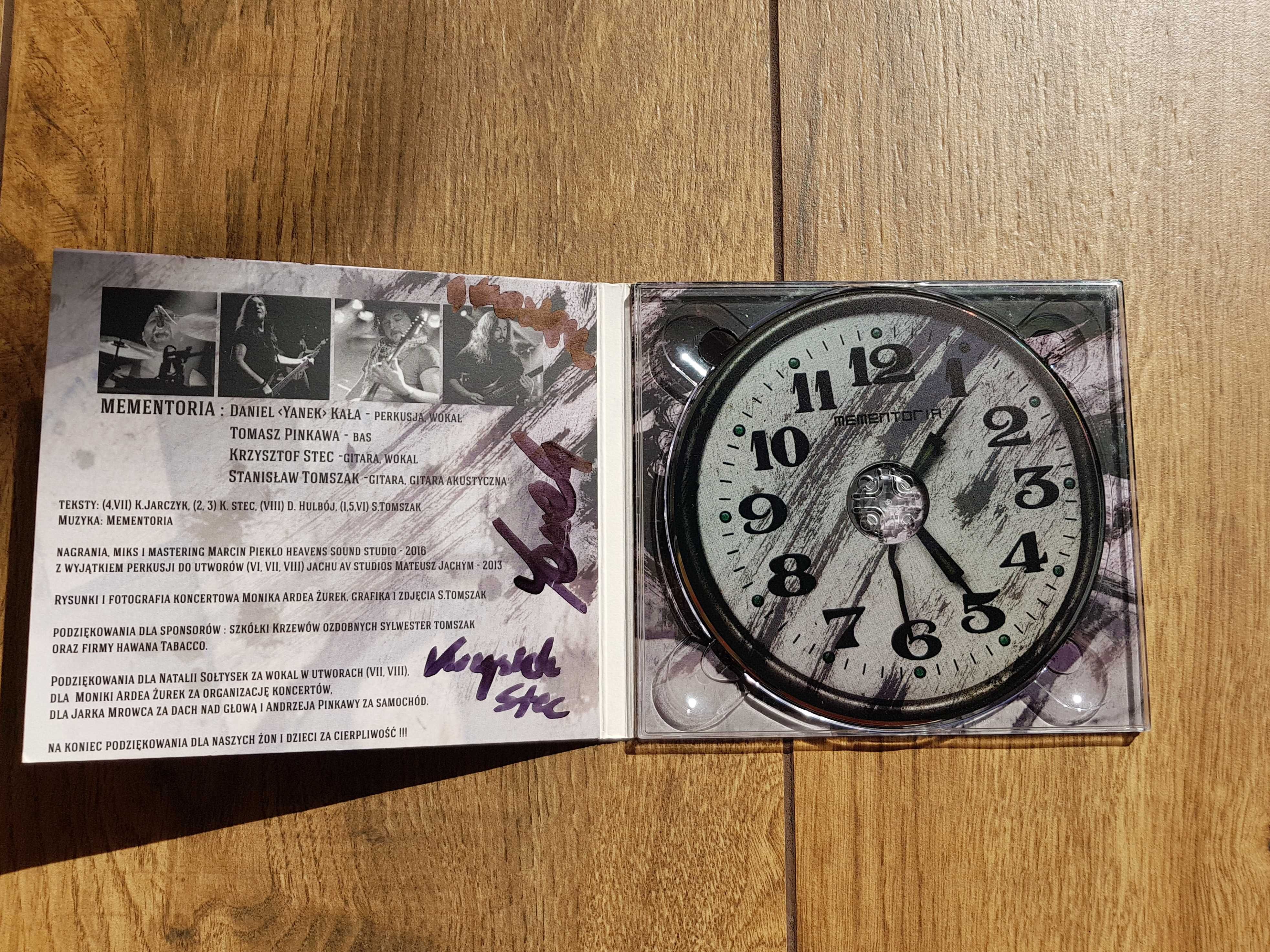 płyta CD: MEMENTORIA "1.5" z autografami