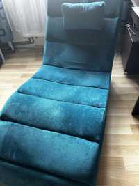 Szezlong fotel wypoczynkowy Agata Meble niebieski turkusowy