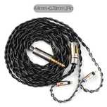Балансний кабель для навушників NiceHCK BlackCat 4,4 мм 0,78/2 pin