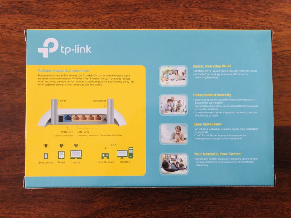 Router TP-LINK TL-WR840N